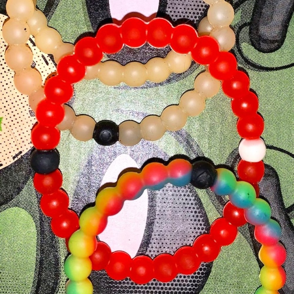 SELLING AS SET OF 4 rare Lokai Bracelets